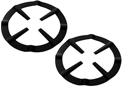 Cabilock 2 pieces gas stove attachment wok ring gas stove cross gas stove top gas cross pot carrier gas cooker grid attachment ring for espresso maker coffee maker oven kitchen