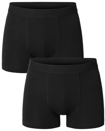 Bread & Boxers Daily Basics Boxershorts, 2er-Pack, Micro-Modal-Stil 2006 - Schwarz - Medium