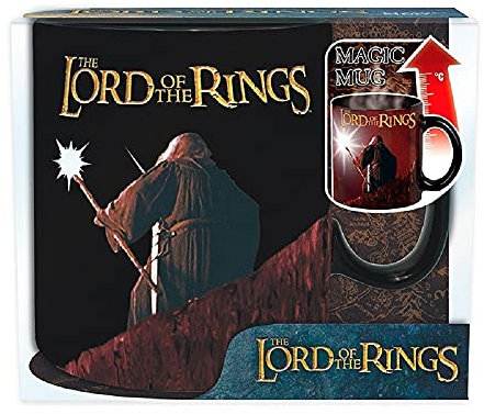 Herr der Ringe - Tasse - Gandalf - Kaffeebecher - Balrog - Thermoeffekt Mug Moria - 460 ml - Geschenkbox