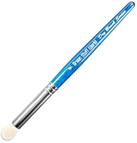 Greenstuff World GSWD-2956 Blue Series Trockenpinsel, Unschärfepinsel, Größe 9, Malwerkzeug