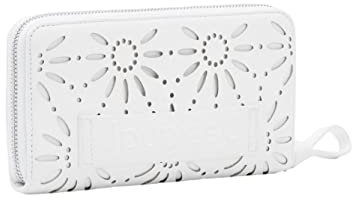 Desigual Womens Mone_Dandelion Fiona Brieftasche Geldbörse Portemonnaie (Weiß)