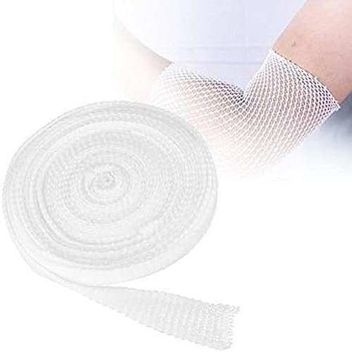 Flexible Netzbandage,Elastischer Netz-Wundverband,Elastischer Schlauchverband,Netzbandage Fix Netzschlauchverband Schlauch Verbände Elastische Bandage Trikotschlauchverband Breite 2.5cm