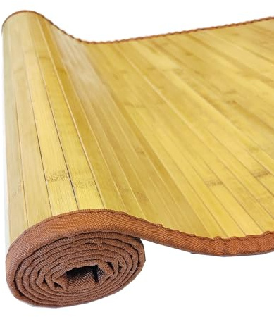 HJJKKH Area Rug Non-Slip Roll Runner 118X23.6inches, Non-Skid Floor Mat for Living Room, Indoor Outdoor Patio Kitchen Carpet Rayon Derived from Bamboo