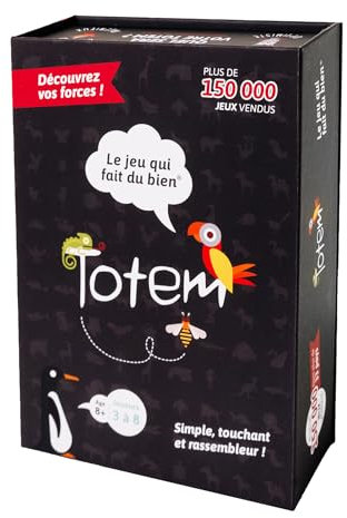 Totem - Le Jeu Qui Fait du Bien - Jeu d'Estime de Soi pour Le Team Building, Famille/Amis et Le Coaching (Edition Française - Boîte 2023), SSQ1-TOTEM
