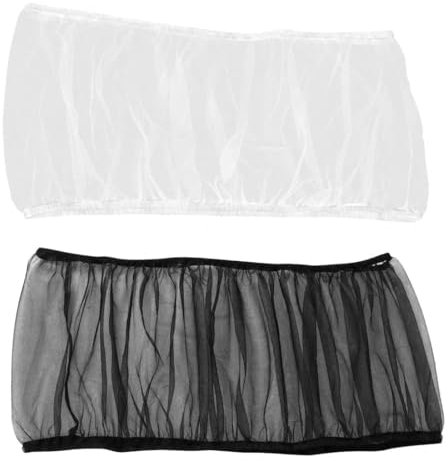 JTKREW 2 Stück Vogelkäfig Abdeckung,Vogelkäfig Samenfänger,Schutznetz für Vogelkäfig, Papageien Nylon Mesh Geeignet für Käfige mit einem Umfang von 140-220cm