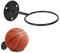 Wisebom Ballhalter Wand, Wandmontage Ballhalter für Aufbewahrung, Ballhalter Metall Wandmontage, Basketballhalter Wandhalterung für Basketball Volleyball Rugby Fußball Aufbewahrung (Schwarz)