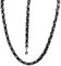 ayados Königskette Set Edelstahl 60cm 4,5mm bis 8mm Halskette + Armband Königs Kette (4,5mm Königsketten Set, Schwarz/Silber)
