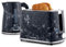 Salter COMBO-9011CA Marble Kettle and 2-Slice Toaster Set – 1.7 L Fast Boil Kettle With Removable Limescale Filter, Wide Toasting Slots, 7 Browning Levels, Removable Crumb Tray, 3kW/900W, Black