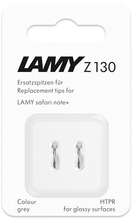 Lamy Safari Note+ Ersatzspitze Grey (2 STK.) | Austauschbare LAMY Z130 Spitze - Stylus Pen Spitzen für die Apple Pencil Alternative LAMY safari note+