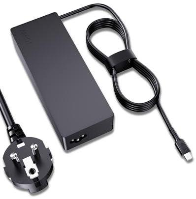 Adaptateur secteur USB C 100W, Chargeur USB C 100W pour MacBook Pro/Air,Lenovo Thinkpad/Yoga,HP Spectre, Huawei Matebook Pro, Xiaomi Air, Dell, ASUS, ACER, Chromebook 96W, 90W, 87W, 65W, 61W, 45W, 30W