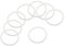 sourcing map 40oz Replacement Rubber Lid Seals, 8 Pcs 3 Diameter O Shaped Resealable Lid Gaskets for Stainless Steel Insulated Tumbler Mugs Cups Vacuum, White