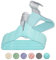 Homewit Kinderkleiderbügel 30 Stück | Kinder Kleiderbügel Samt, Anti-Rutsch | Baby kleiderbügel 5 mm Dicke, Platzsparend | Kleine Kleiderbügel mit 360° drehbarer Haken|, 30Lx22B cm, Blau
