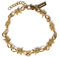 Stacheldraht Armband für Herren und Damen - Streetwear Elegantes Goth Barbed Wire Bracelet aus Edelstahl und 18K Gold - Wasserfestes Stachel Armband in 5mm Breite - Verstellbare Größe (Gold)