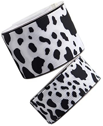 DIYEAH Bandrollen Mit Kuh-print - Und Bastelbänder Leicht Zu Schneiden 2 Rollen