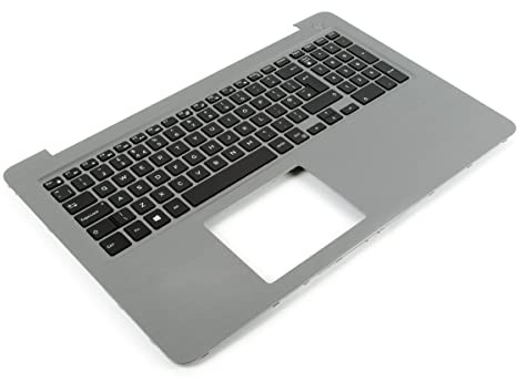 Dell Inspiron 5565/5566/5567 Palmrest & UK ENGLISH Backlit Keyboard - 0PT1NY + 09J9KG (Renewed)
