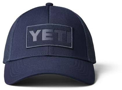 YETI Core Patch Trucker Mütze, Marineblau auf Marineblau