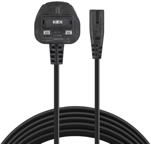 KMLR-ZSYX Power Lead Cord Compatible With Sony Bravia KD-43XF8096 43 TV Mains Power Cable UK Plug