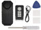 LIXSAZSE Alarma de Moto, portátil, con Pilas, IP55, Resistente al Agua, Control Remoto, 7 velocidades, alarmas Ajustables para Puerta de Bicicleta y Ventana