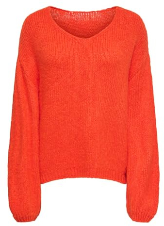 JDY Dinea Damen-Pullover, Orange