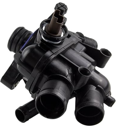 Black Coolant Thermostat Housing 11537534521 Compatible For Mini One Cooper S R56 2007-2013