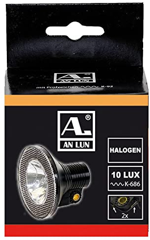 Anlun Halogen-Scheinwerfer, black