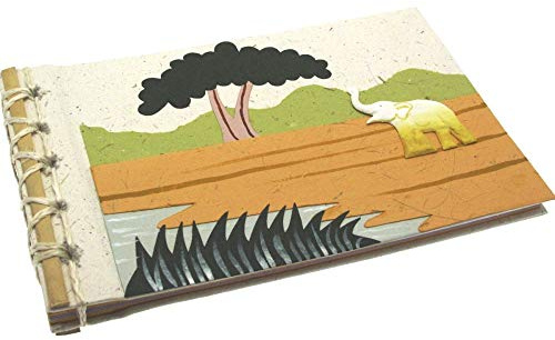 Paper High Fair Trade Eco Maximus Fotoalben aus Elefanten-Dung - Weiss 230 x 150 mm