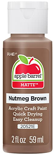 Apple Barrel Acrylic Paint, Brown, 2oz