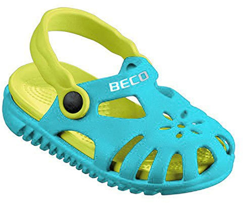 BECO Kinder, Sandali con Cinturino alla Caviglia Unisex-Bambini, Blu (Blau 6), 23 EU