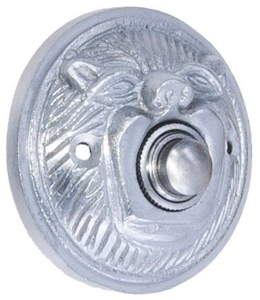 'Lambeth Hall' Ornate Bell Push - Various Finishes Available (Brushed Chrome)