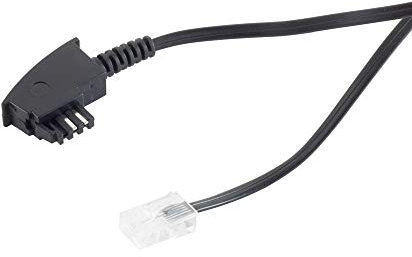 S-Impuls 70002-3 Router-Anschlusskabel TAE(F) auf RJ45, PIN 4+5 am RJ45-St, 3m anthrazit