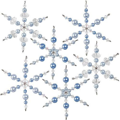 Solid Oak NC004 Nostalgic Christmas Beaded Crystal Ornament Kit, Multi-Colour,13.71 x 14.73 x 2.279 cm