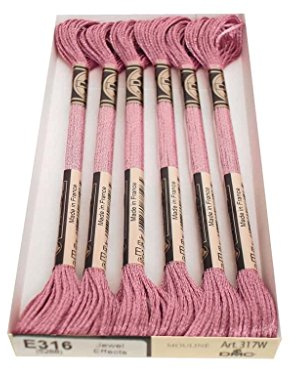 DMC Light Effects Metallic Embroidery Thread 8 Metre Skein Colour E316
