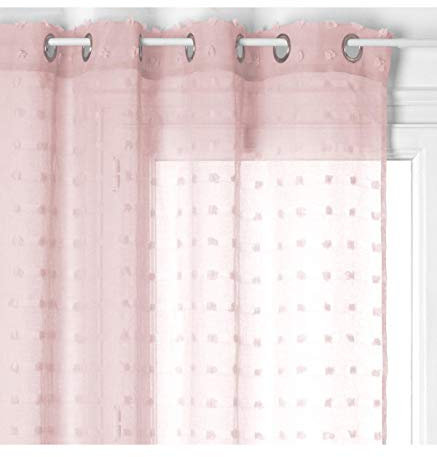 Atmosphera - Voilage Lily - Rose - 140x240 cm