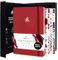 Clever Fox Planer Premium Edition - Luxuriöser Wochen & Monatsplaner zur Produktivitätssteigerung und zum Erreichen Ihrer Ziele - Organizer - Undatiert, Start jederzeit möglich, A5 - Rot