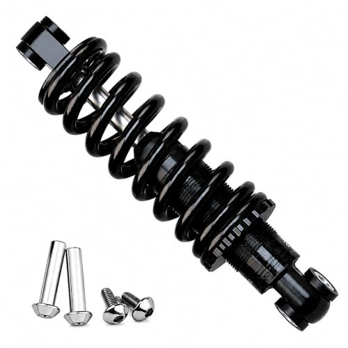 AttLvTu Fahrrad Hinterrad Dämpfer 125-190mm Spiralfeder MTB Soft Tail | Hinterrad-Dämpfer 125-190mm mit Federvorspannung, verschiedenen Federraten, Buchsen und Schrauben