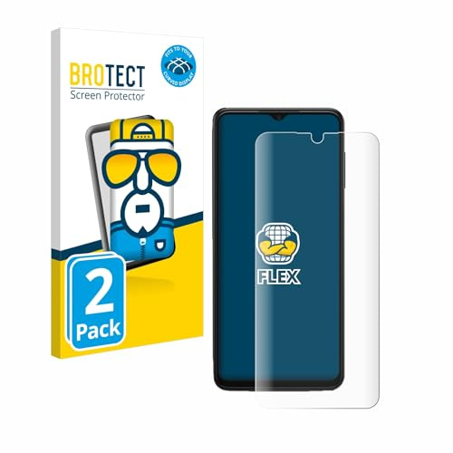 BROTECT Schutzfolie für Samsung Galaxy A13 5G | 2 Stück Transparenter Displayschutz Made in Germany Klare Full-Screen Folie Full-Cover 3D Curved Montage Kit