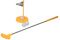 alldoro 63101 Golf Set für Kinder aus Kunststoff, mit Zielloch, Schläger, 3 Bällen, Minigolf für innen, außen, ab 3 Jahren, 5 Teile, Gelb