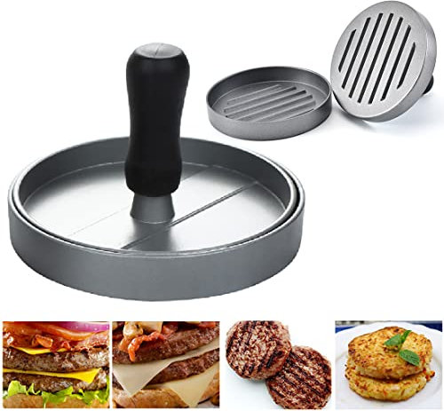 Pressa Per Hamburger Di Carne - Il Mockup Di Torta Di Carne Antiaderente In Alluminio Può Essere Utilizzato Per Cucinare Verdure Hamburger Di Carne Bbq Essentials Griglie Accessori Per Barbecue