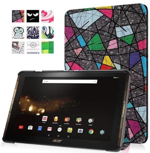 Zrengp for Acer Iconia Tab 10 A3-A40 Tablet Cover, Ultra Slim Lightweight Folio Stand Luxury Leather Case for Acer Iconia One 10 B3-A30 (B3-A30-K359, B3-A30-K6ZH) 10.1 inch (Church Window)