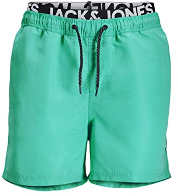JACK & JONES Herren JPSTARUBA JJSWIMSHORTS AKM DB, Biscay Green, S