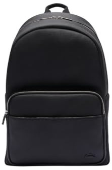 Lacoste Classic Rucksack für Herren (1 Stück), Schwarz, Taille unique, Klassischer Rucksack