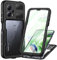 Lanhiem Funda Impermeable Xiaomi Redmi Note 12 5G, Carcasa Antigolpes Protección de 360 Grados, con Protector de Pantalla Incorporado, Negro
