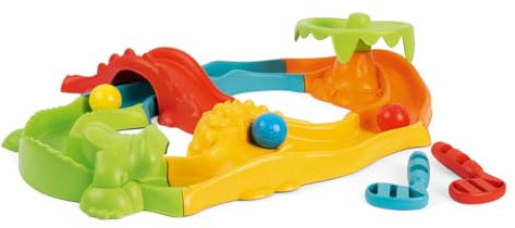 Chicco Minigolf Safari, 3-in-1 Kugelbahn, Baukastenbahn, Leicht Montierbar, 11 Teile, 3 Bälle, 2 Golfschläger, Kreativitätsspiel, Recycling-Kunststoff, Spielzeug für Kinder von 2 bis 5 Jahren