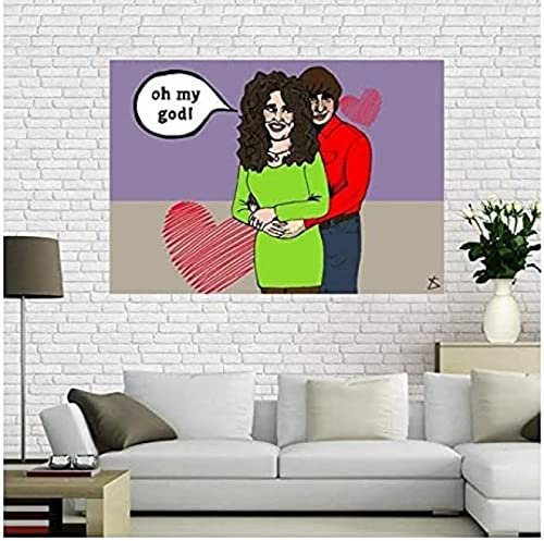 Poster The Big Bang Theory Poster Tv Play Show Poster Leinwand Malerei Poster Und Drucke Film Stills Bilder Home Decor 50X70Cm Kein Rahmen