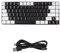 Dpofirs Clavier de Jeu 80% Layou Ergonomiquement incurvé, Clavier Mécanique Sensation Mécanique, Clavier de Jeu Mécanique Largement Compatible avec Rétroéclairage RVB pour PC Gamers (Noir)