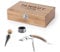 Personalised Engraved Bamboo Wine Corkscrew Set with Drip-Stop Ring and Stopper [Wine Accessories Sets]
