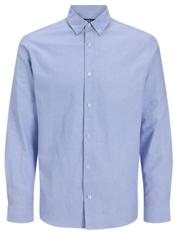 JJ REBEL Herren Jreboscar Shirt Ls Noos Hemd