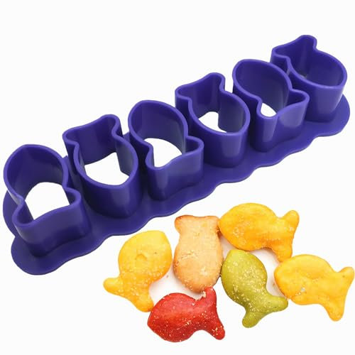 Mini emporte-pièce en forme de poisson - Violet