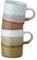 Denby - Kiln Coffee Mug Set of 2 - Red & Yellow 400ml Rustic Stoneware Ceramic Tea Mug Set for Home & Office - Dishwasher Safe, Microwave Safe - Orche & Rust Chip Resistant