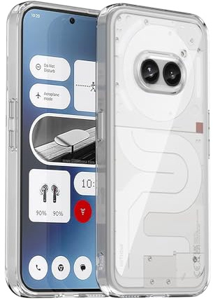 Wigento Für Nothing Phone 2a TPU/Acryl Hybrid Schutz Handy Hülle Case Cover Transparent